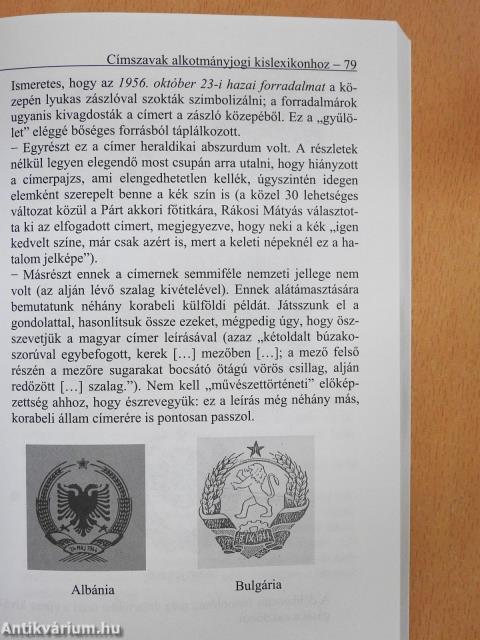 Címszavak alkotmányjogi kislexikonhoz (dedikált példány)