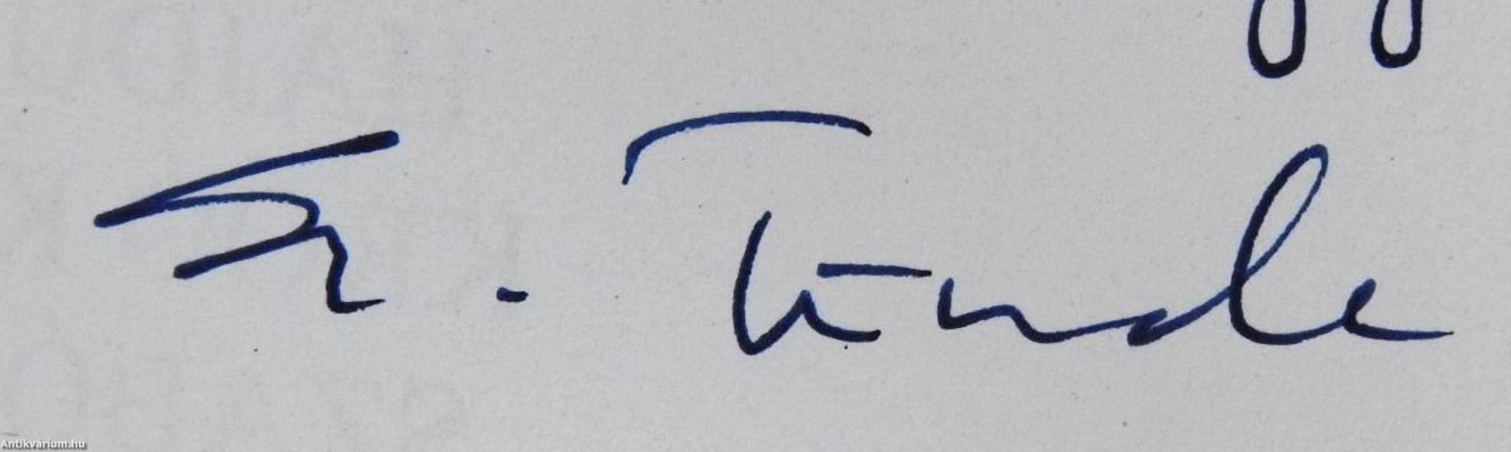 A szerelem emlékezete (dedikált példány)