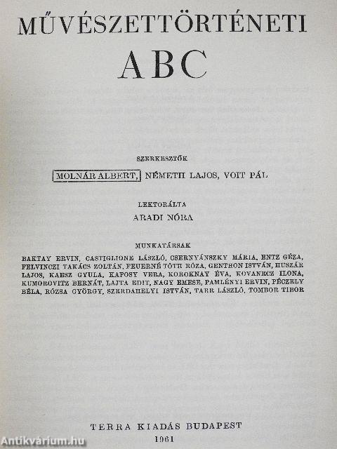 Művészettörténeti ABC