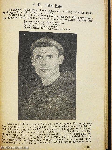Szent Antal 1936. (nem teljes évfolyam)
