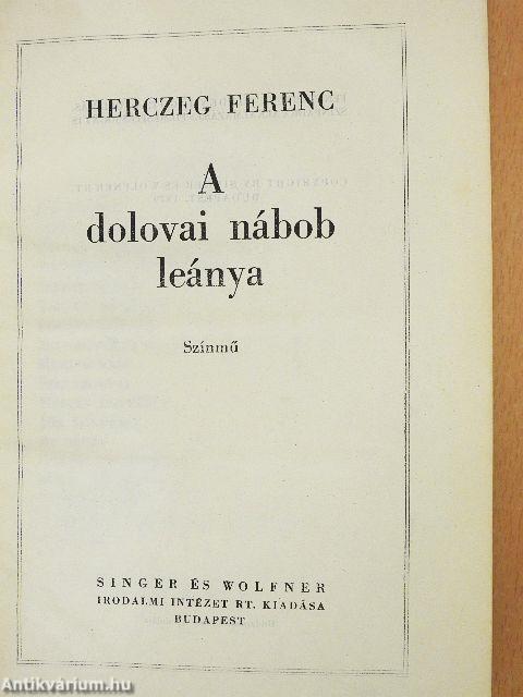 Herczeg Ferenc művei VI.