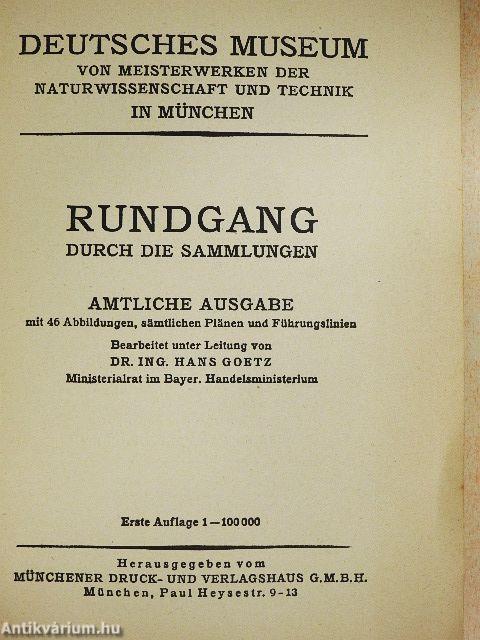 Rundgang durch das deutsche Museum München