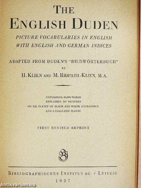 The English Duden