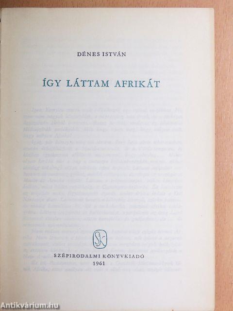 Így láttam Afrikát