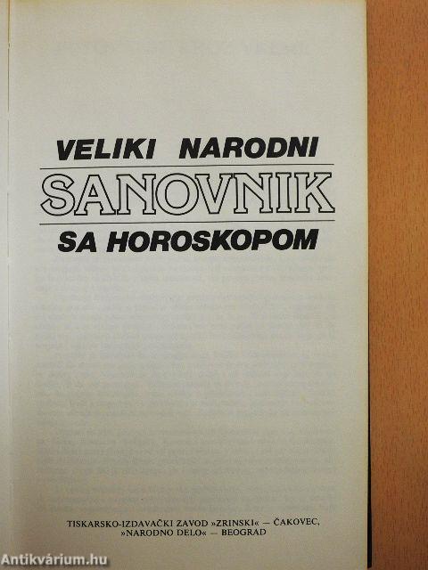 Veliki Narodni Sanovnik sa Horoskopom