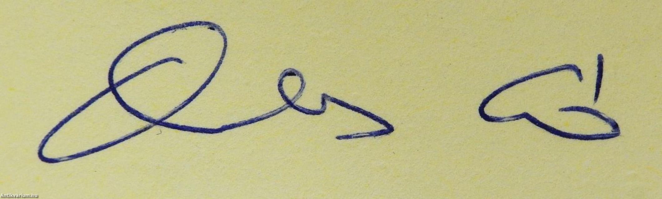 Titkos történetünk (dedikált példány)