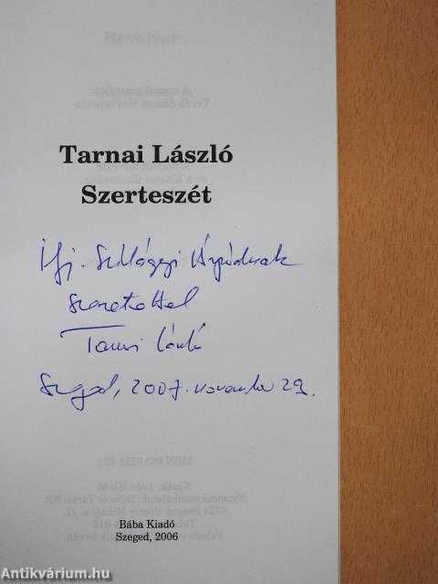 Szerteszét (dedikált példány)