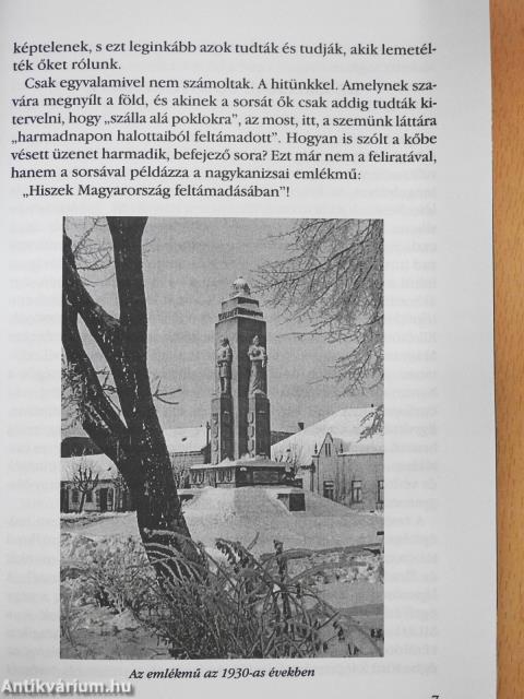 Nagy-Magyarország-emlékmű (dedikált példány)