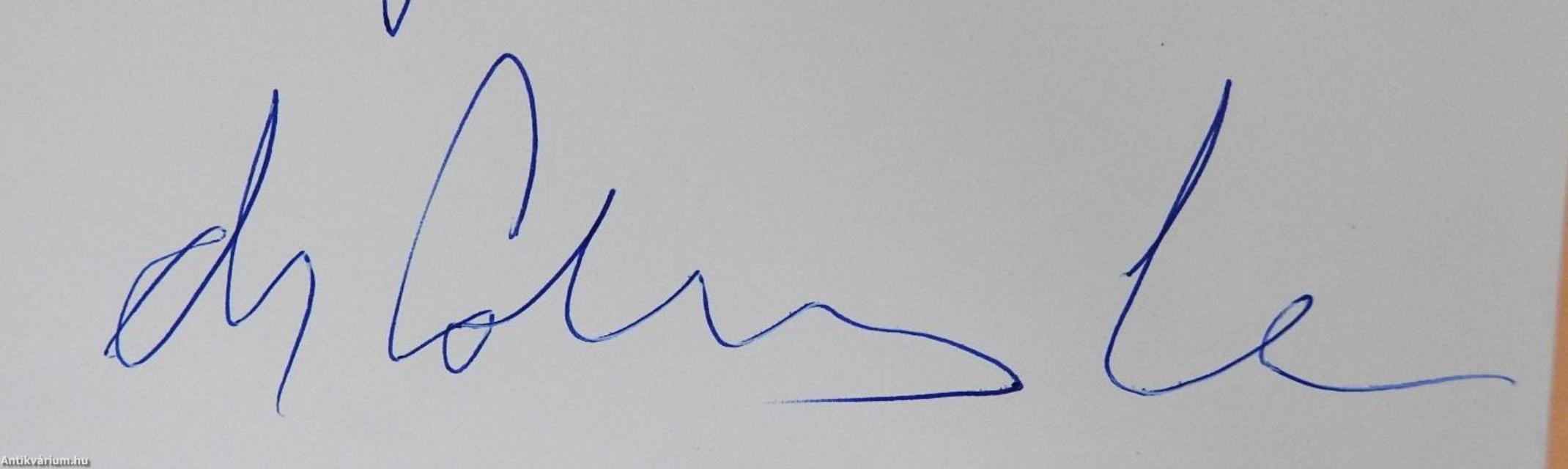 Ki nevel a végén? (dedikált példány)