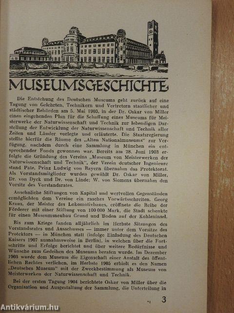 Rundgang durch das deutsche Museum München