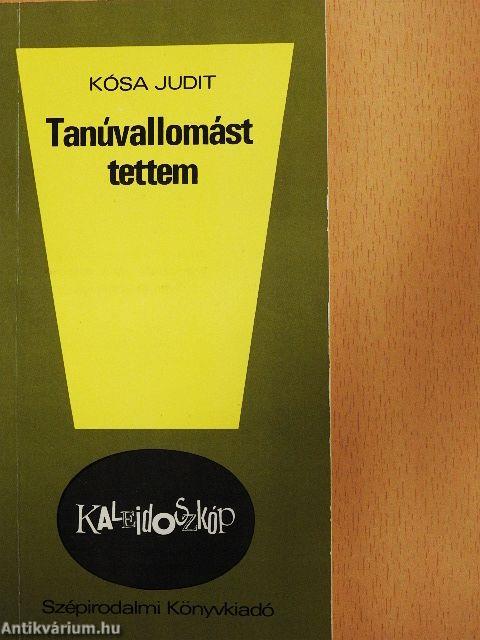 Tanúvallomást tettem