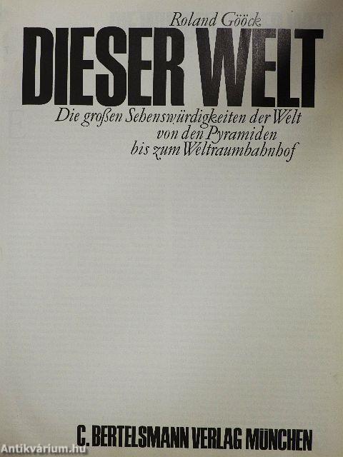 Alle Wunder dieser Welt