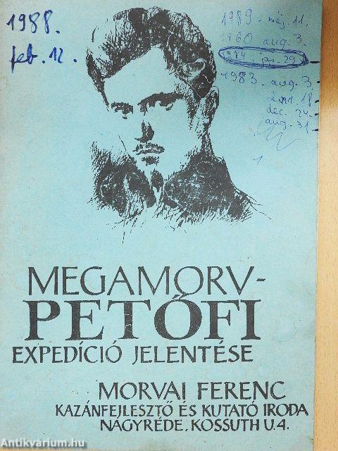 Megamorv - Petőfi expedíció jelentése