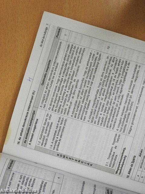Megoldókulcs a történelem érettségi feladatgyűjtemény 9-10. évfolyamos kötetéhez