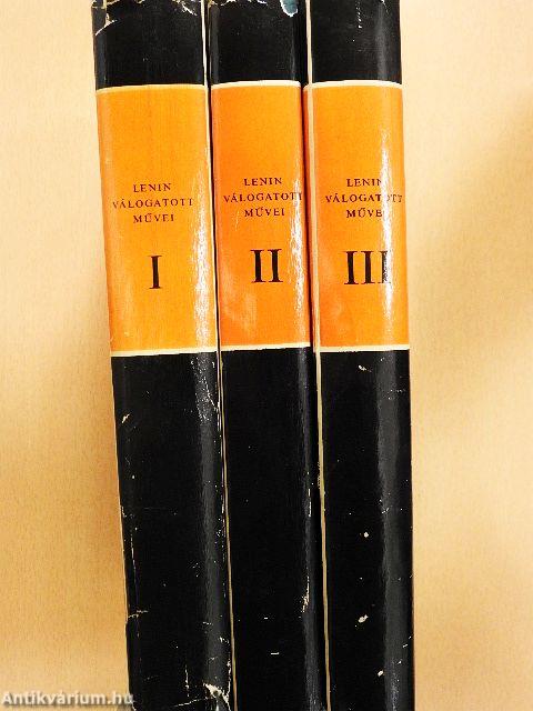 Lenin válogatott művei I-III.