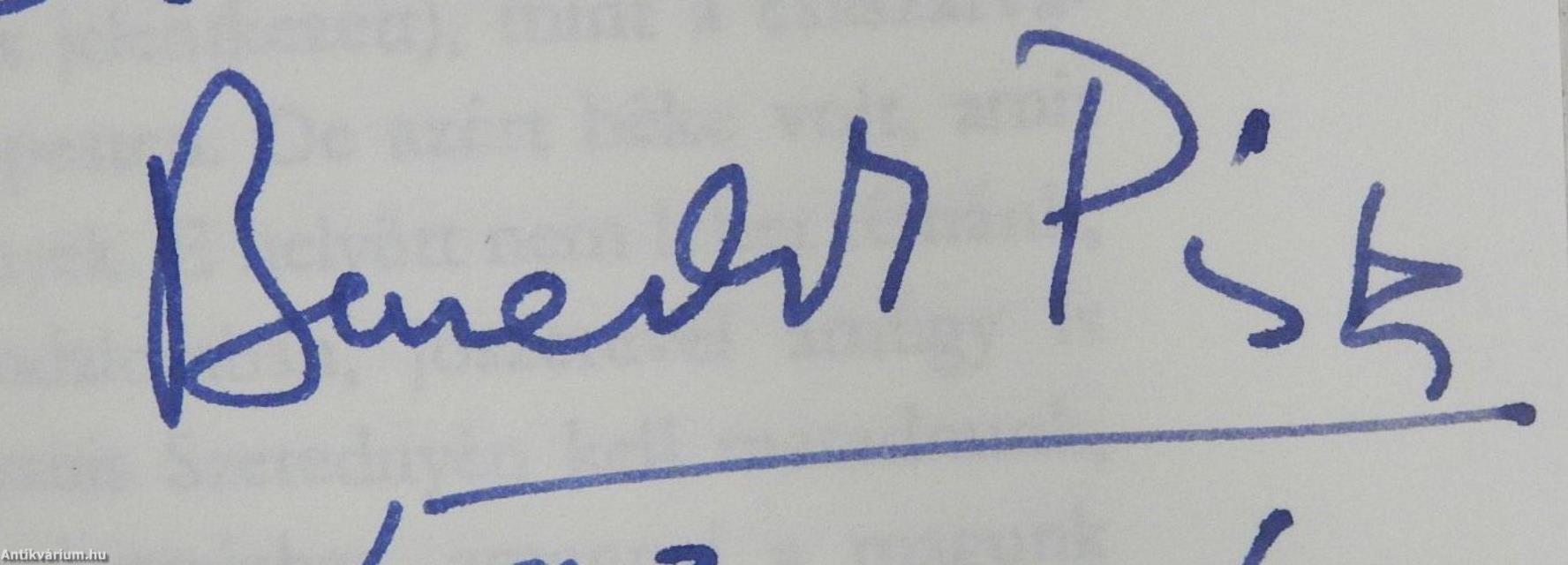 A komlósi tóra (dedikált példány)