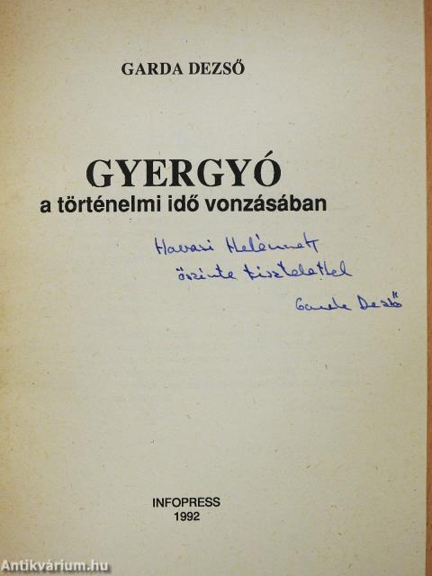 Gyergyó (dedikált példány)