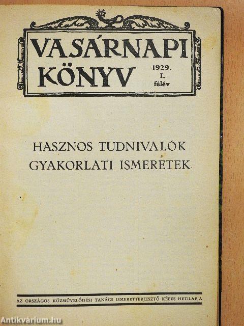 Vasárnapi Könyv 1929. I. félév