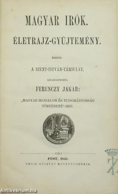 Magyar irók I-II.