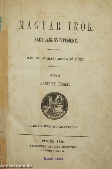 Magyar irók I-II.