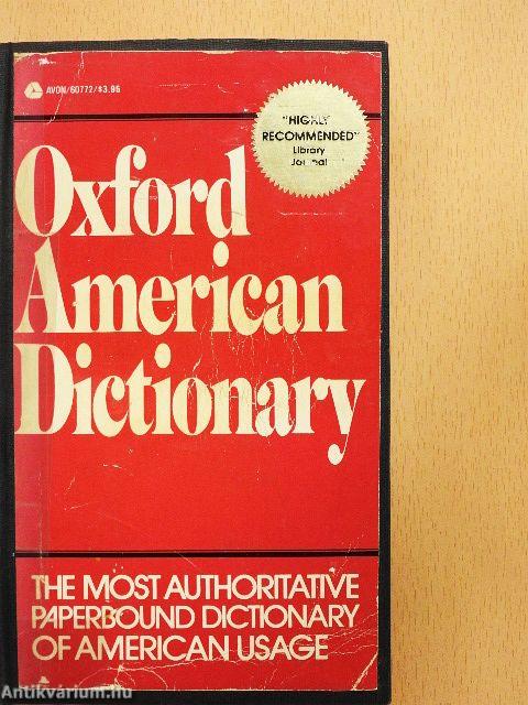 Oxford American Dictionary