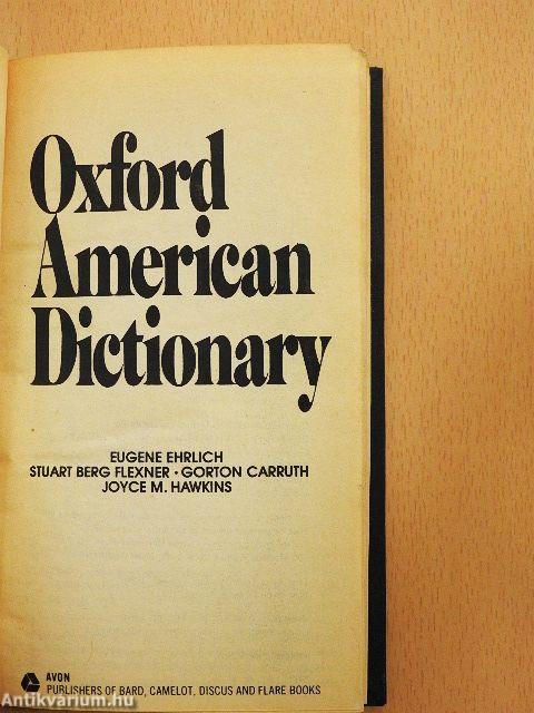 Oxford American Dictionary