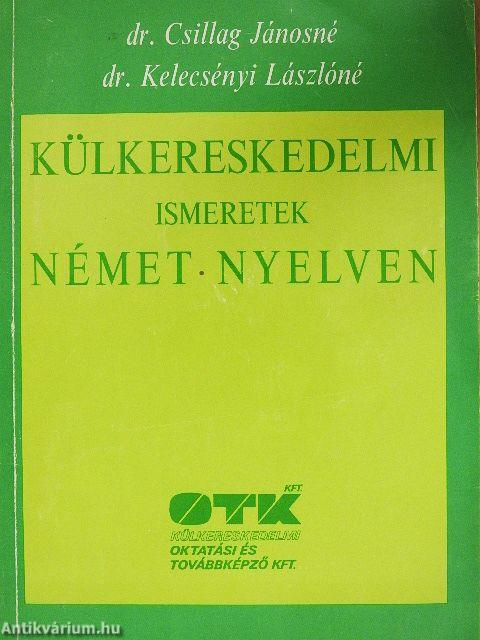 Külkereskedelmi ismeretek német nyelven