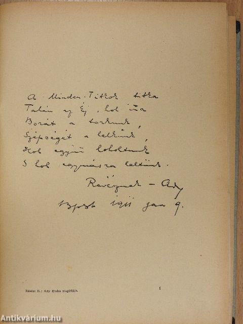 Ady Endre tragédiája I-II.