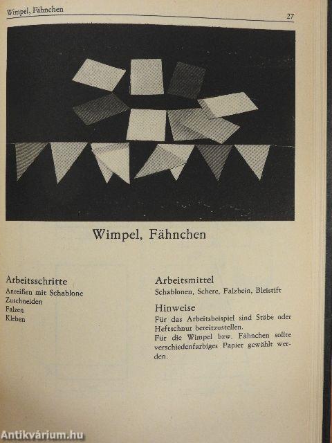 Wir arbeiten mit Papier, Pappe und Kunstleder