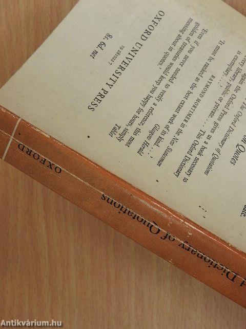 The Concise Oxford Dictionary of Quotations