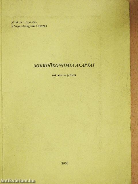 Mikroökonómia alapjai