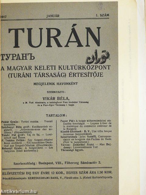 Turán 1917. január