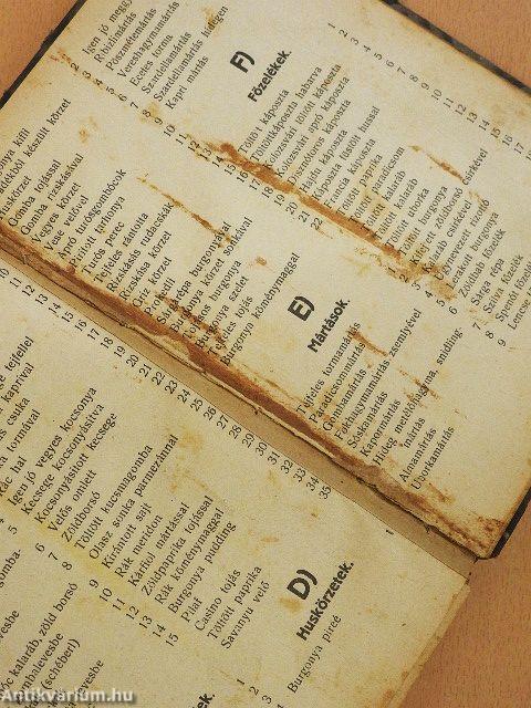 Eredeti Magyar Alföldi szakácskönyv (rossz állapotú)