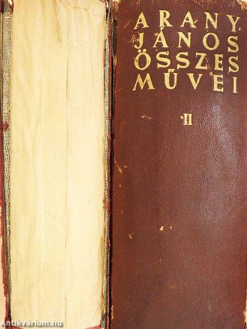 Arany János összes művei I-II. (rossz állapotú)