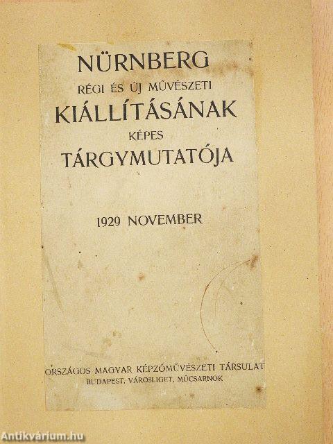 Nürnberg régi és új művészeti kiállításának képes tárgymutatója