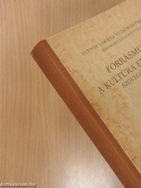 Forrásmunkák a kultúra elméletéből