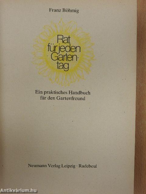 Rat für jeden Gartentag