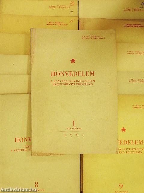 Honvédelem 1965. (nem teljes évfolyam)