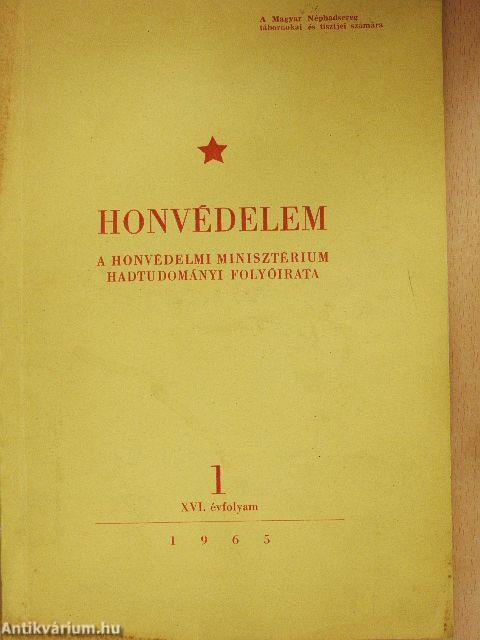 Honvédelem 1965. (nem teljes évfolyam)
