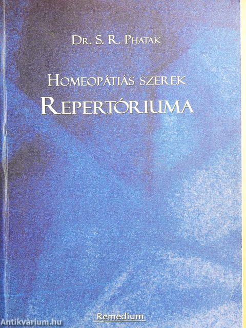 Homeopátiás szerek repertóriuma