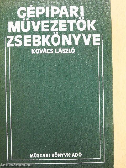 Gépipari művezetők zsebkönyve