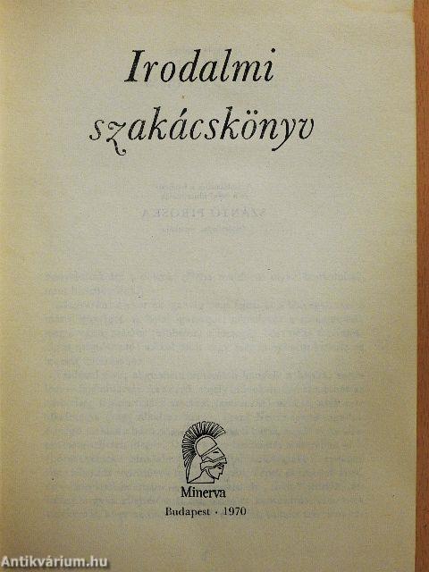 Irodalmi szakácskönyv