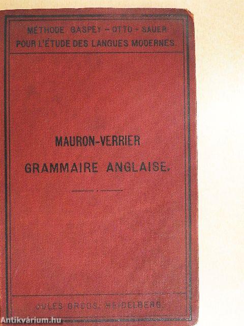 Nouvelle grammaire anglaise