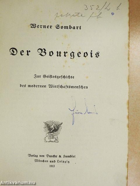 Der Bourgeois (gótbetűs)