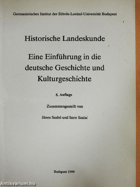 Historische Landeskunde