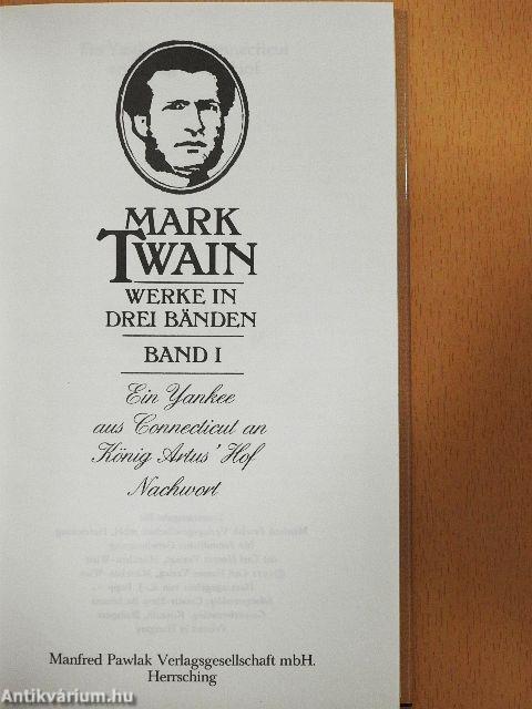 Mark Twain Werke in Drei Bänden I-III.