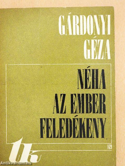 Néha az ember feledékeny