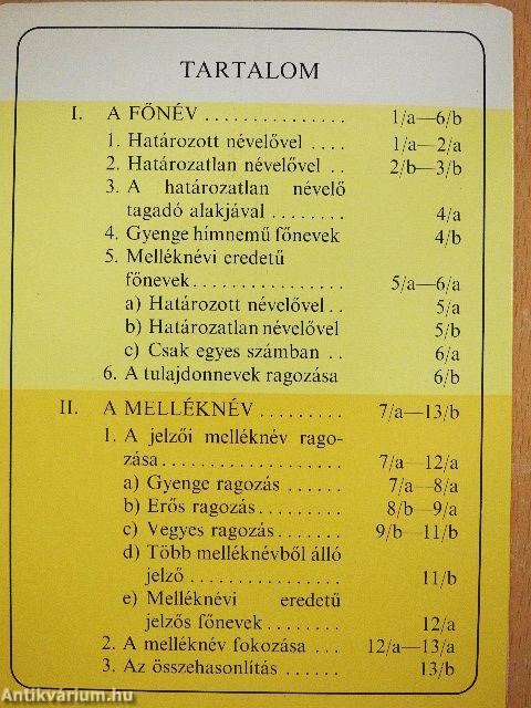 Német nyelvtan alapfokon 66 szemléltető kártyával