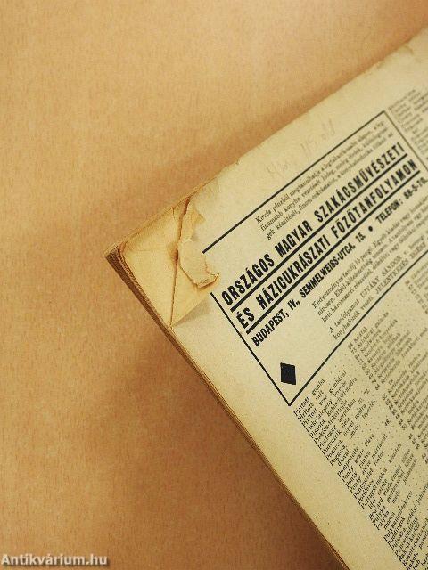 A Pesti Hirlap uj szakácskönyve és 1001 jótanács a háziasszonyoknak (rossz állapotú)