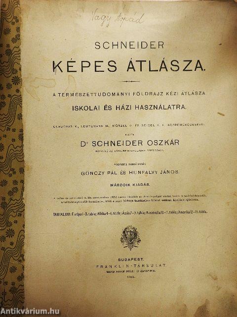 Schneider képes átlásza (nem teljes) (rossz állapotú)
